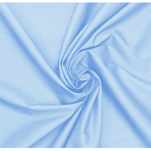 Tecido Tricoline Silky Lisa cor - 3770 (Azul Claro)